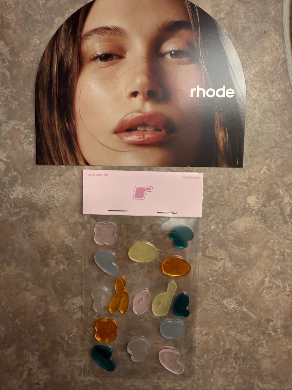 RHODE Translucent Assorted Color Spot Stickers